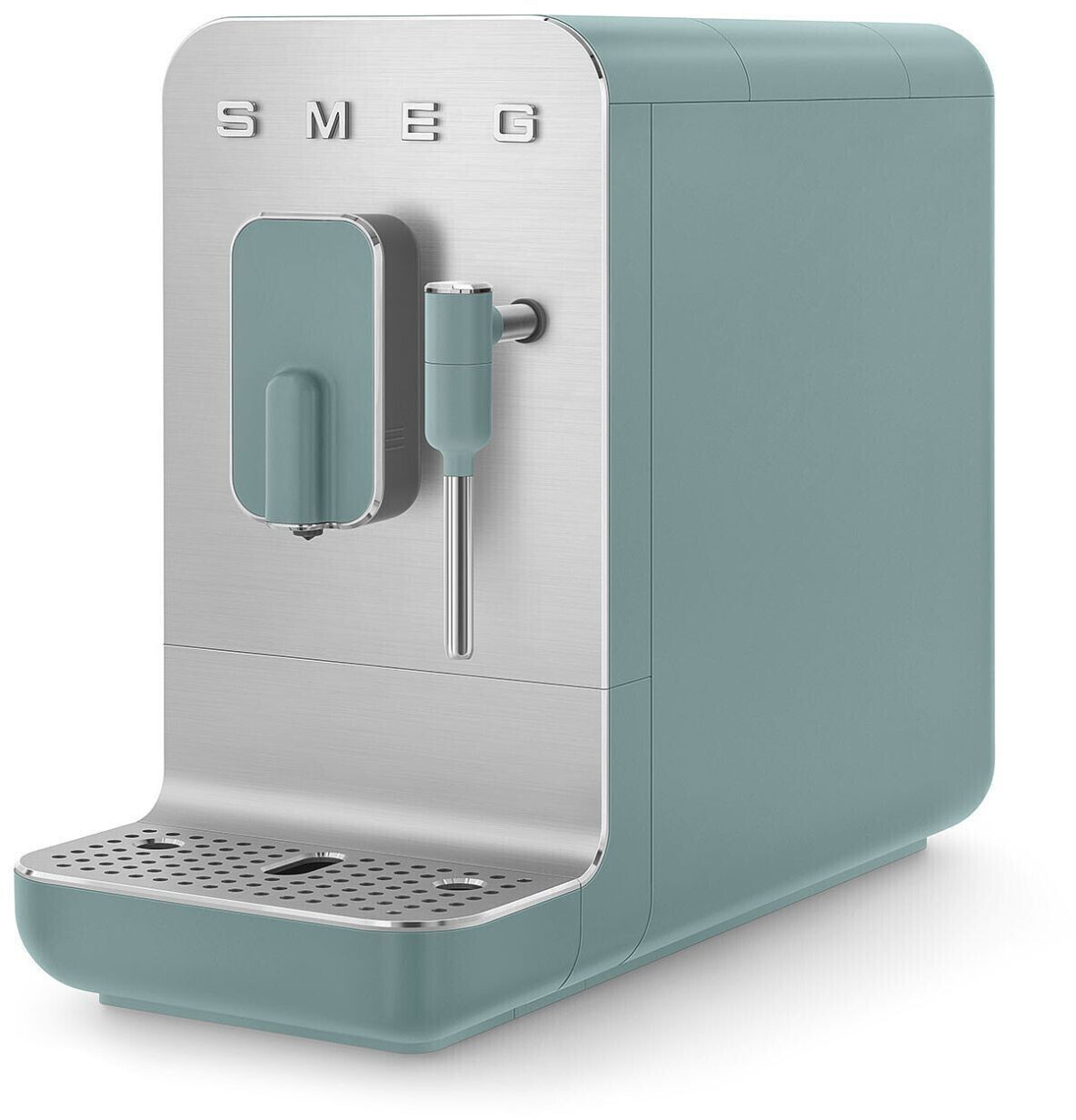 اسپرسو ساز تمام‌ اتوماتیک اسمگ ایتالیا مدل SMEG BCC12EGMEU | رنگ سبز | آسیاب داخلی | نازل بخار استیل